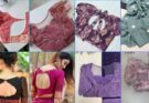 model blouse designs with puff sleeves design ||💯♥️ Back neck blouse design